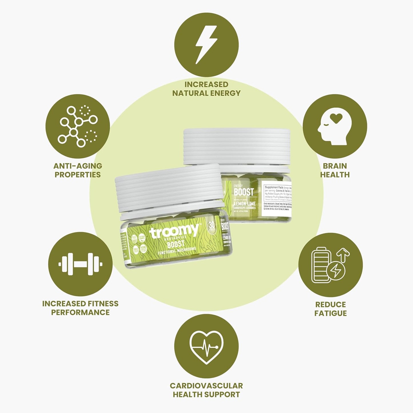troomy-boost-cordyceps-mushroom-gummies---natural-nootropics-for-hyper-focus---supports-active-lifestyle---lemon-lime-flavor---30-count-3