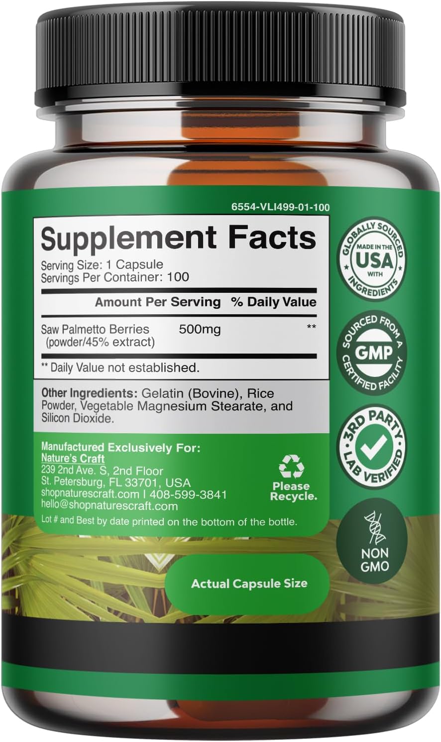 organic-saw-palmetto-extract-for-hair-urinary-health---herbal-supplement-with-plant-sterols-flavonoids---500mg-per-serving---100-capsules-2