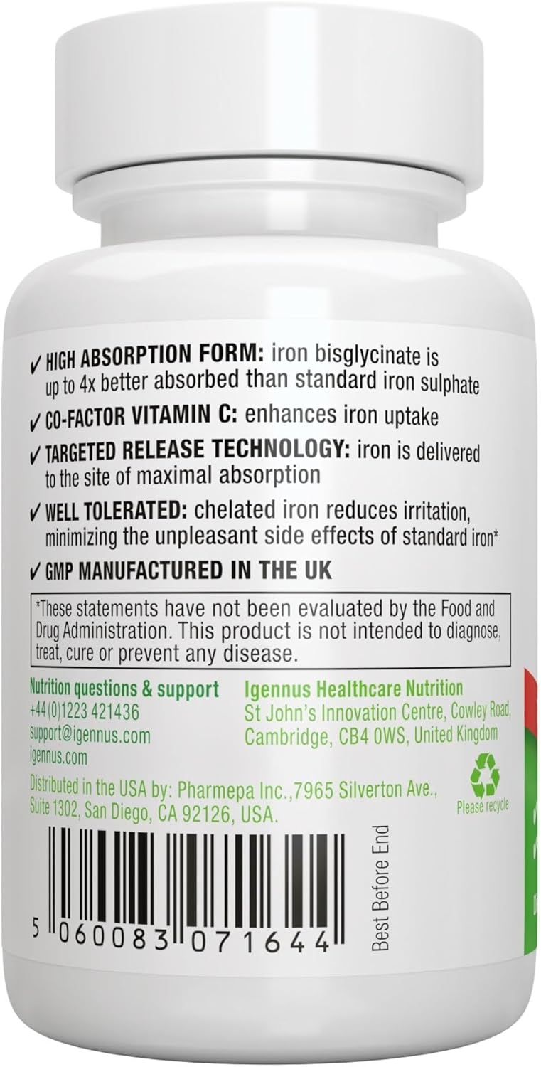 igennus-high-absorption-chelated-iron-bisglycinate-20mg-with-vitamin-c---6-month-supply---gentle-formula-for-women-and-men---vegan---180-tablets-8