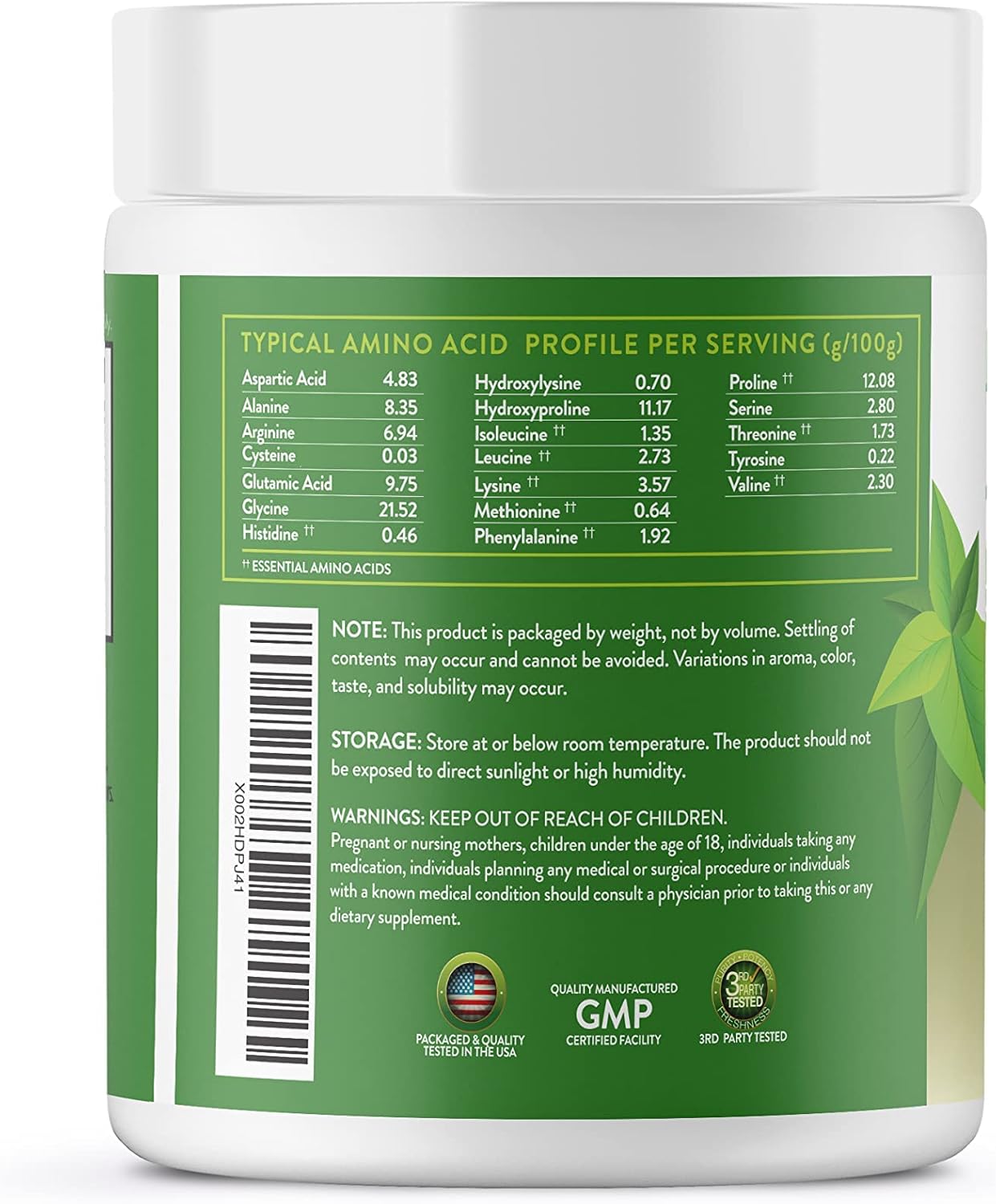 california-essentials-collagen-peptides-16oz---hydrolyzed-type-i-iii-protein-powder-for-skin-hair-nails-joints---unflavored-supplement-gluten-free-non-gmo-2