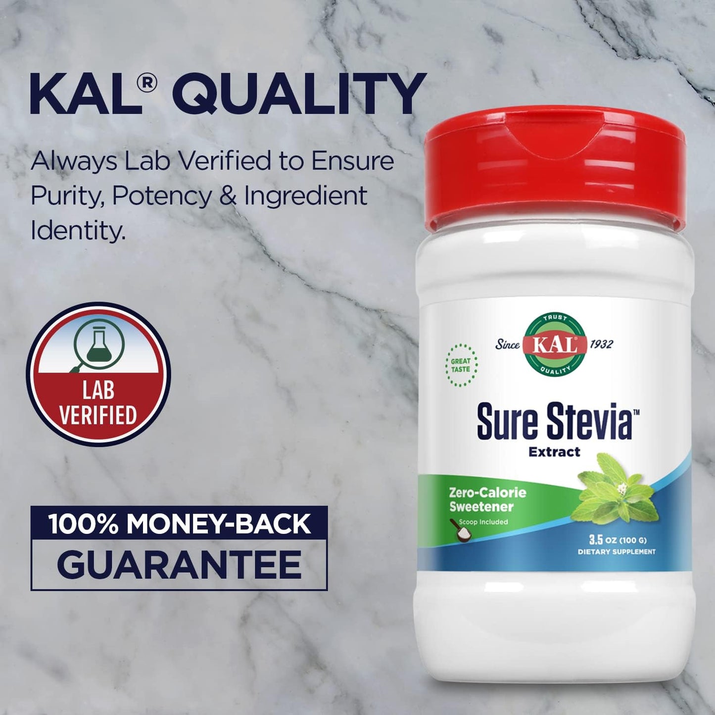 plant-based-stevia-extract-powder---zero-cal-zero-sugar-low-carb-sweetener-for-keto-diet---great-taste-low-glycemic---1820-servings-35oz-60-day-guarantee-5