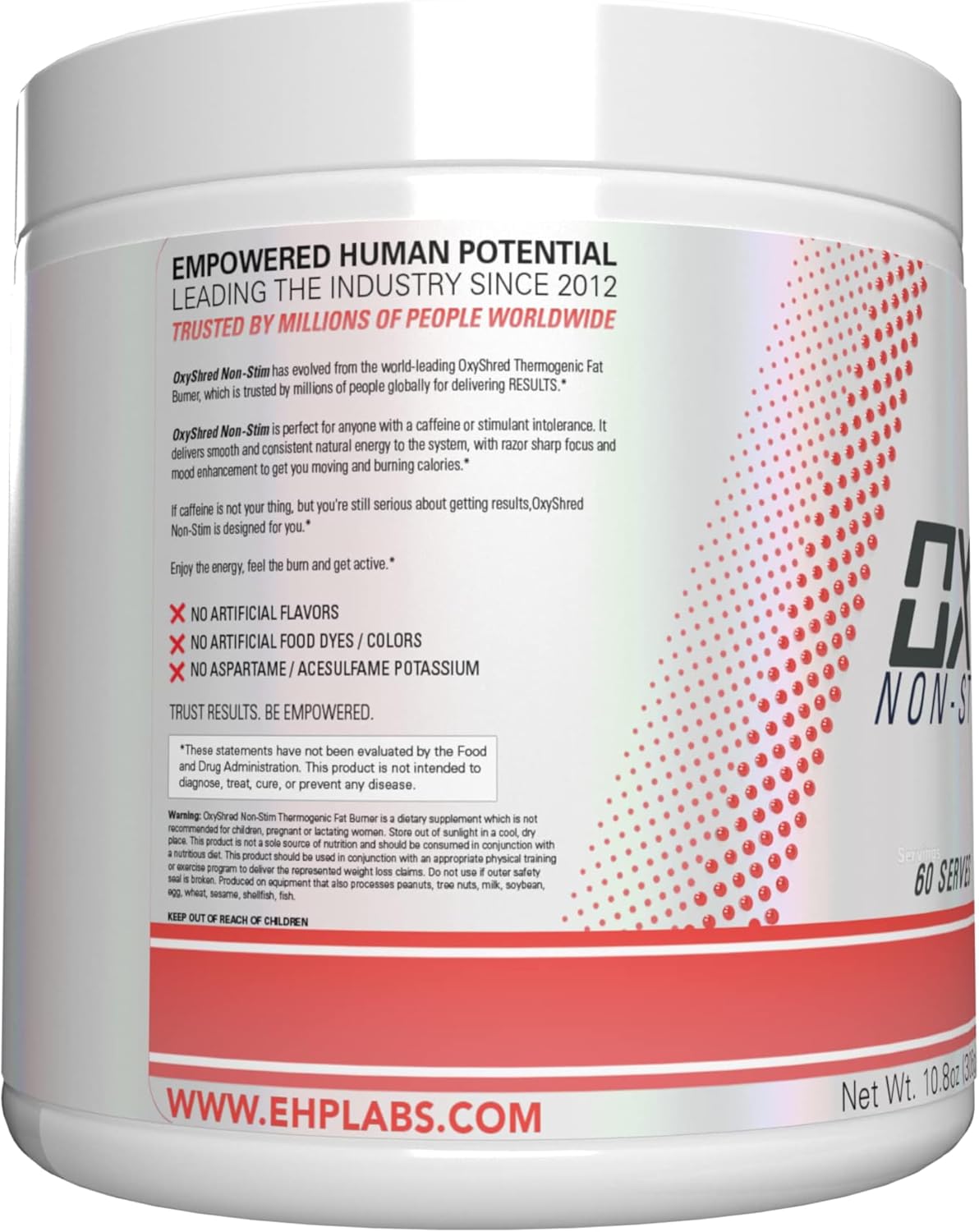 ehp-labs-oxyshred-non-stimulant-pre-workout-powder---strawberry-flavor-60-servings---caffeine-free-energy-supplement-for-men-women-9