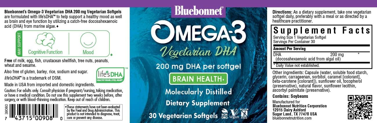 bluebonnet-omega-3-vegetarian-dha-softgels---200mg-30-count---natural-plant-based-supplement-2