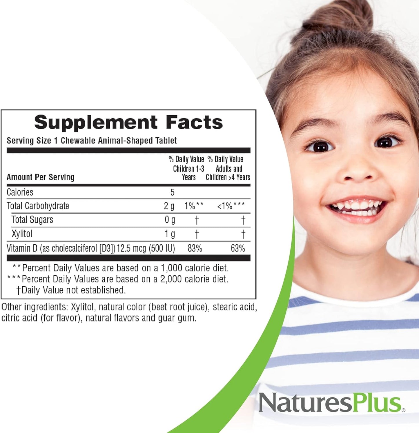 sugar-free-childrens-vitamin-d3-500-iu-chewables-in-black-cherry-flavor---90-animal-shaped-tablets-for-bone-health-immune-support---natures-plus-animal-parade---90-servings-5