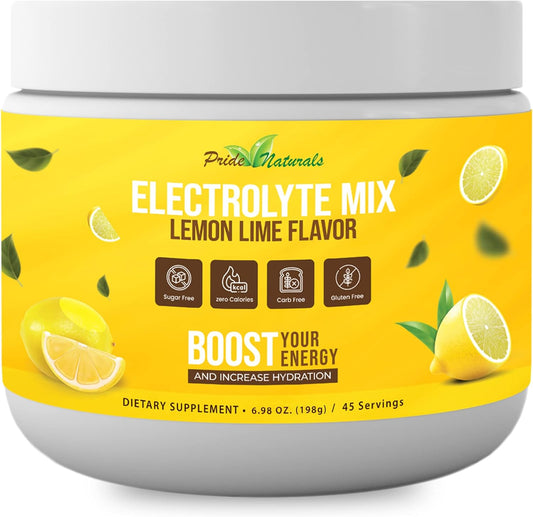 pride-naturals-electrolyte-powder---sugar-free-gluten-free-workout-recovery-drink-with-immune-boosting-vitamins---keto-paleo-friendly---lemon-lime-flavor---198g-1