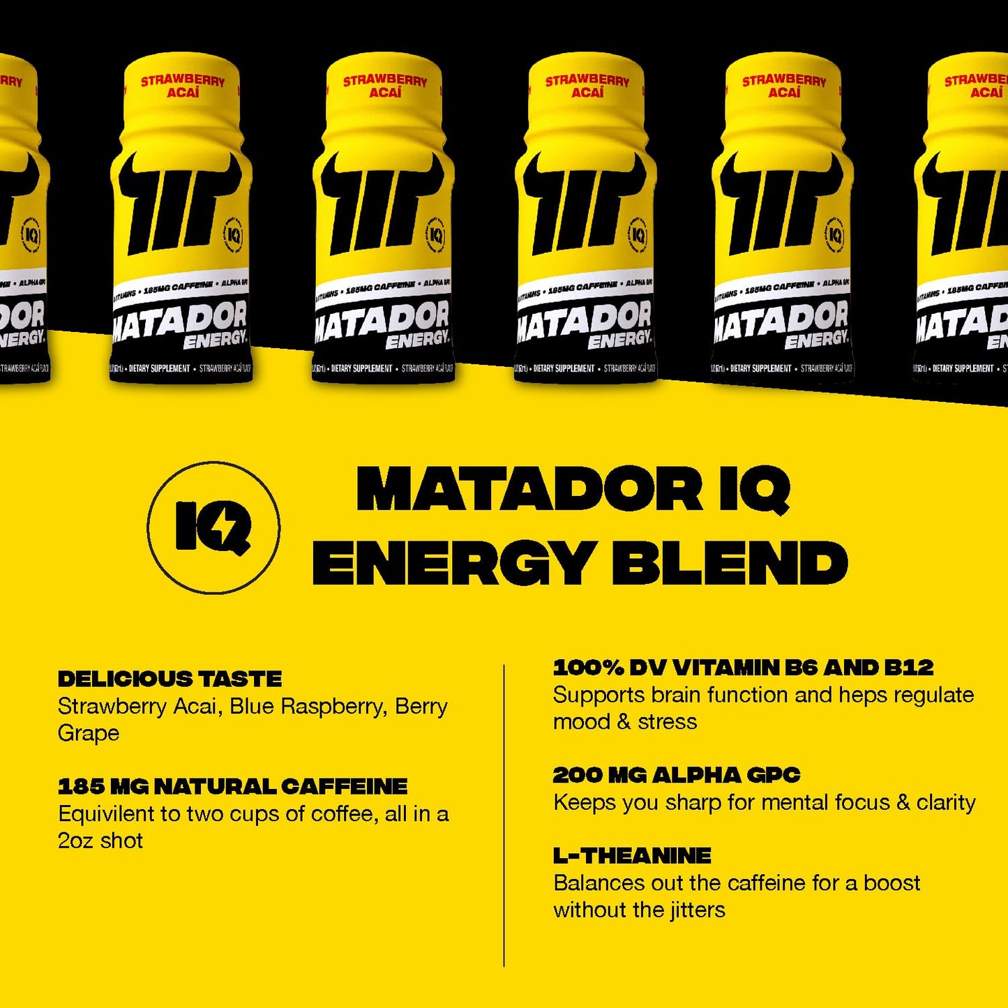 bulk-pack-matador-energy-shots---strawberry-acai-flavor-sugar-free-nootropic-energy-shot-bottles-with-b-vitamin-complex-and-alpha-gpc-for-enhanced-cognitive-function---pack-of-24-3