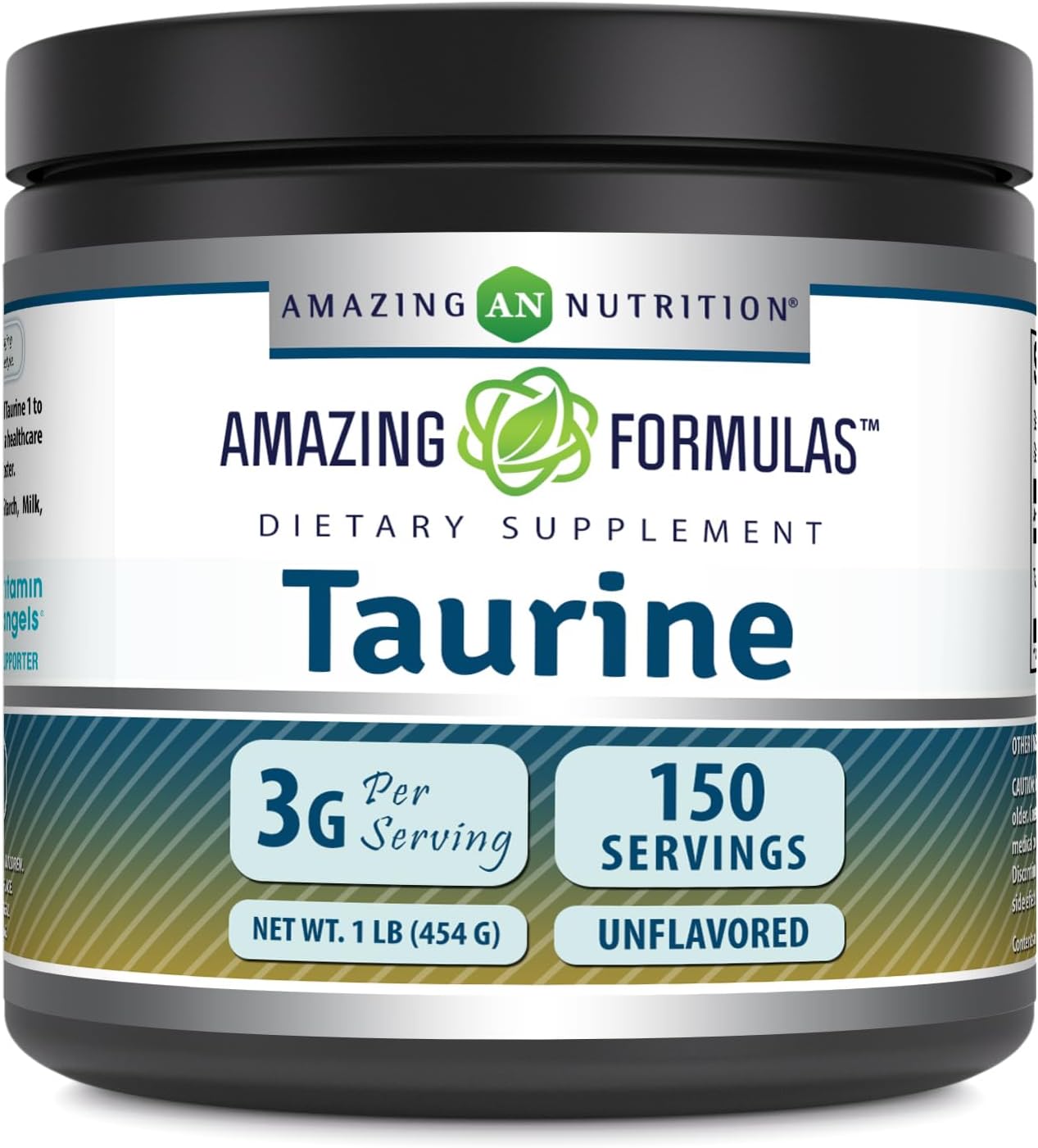 High Quality Non-GMO Taurine Powder Supplement | Gluten Free | Made in USA | 1 Lb (454 Grams) - Espot.com.au