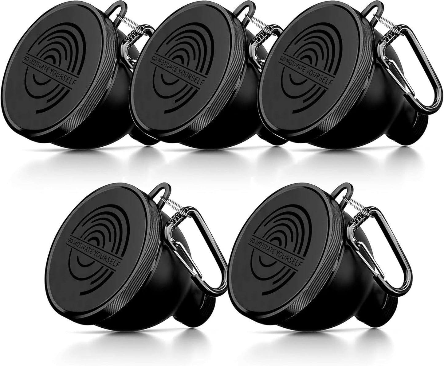 6-pack-shaker-bottles-with-agitator-5-pack-protein-funnels-with-carabiner---bpa-free-dishwasher-safe-fitness-bundle-3