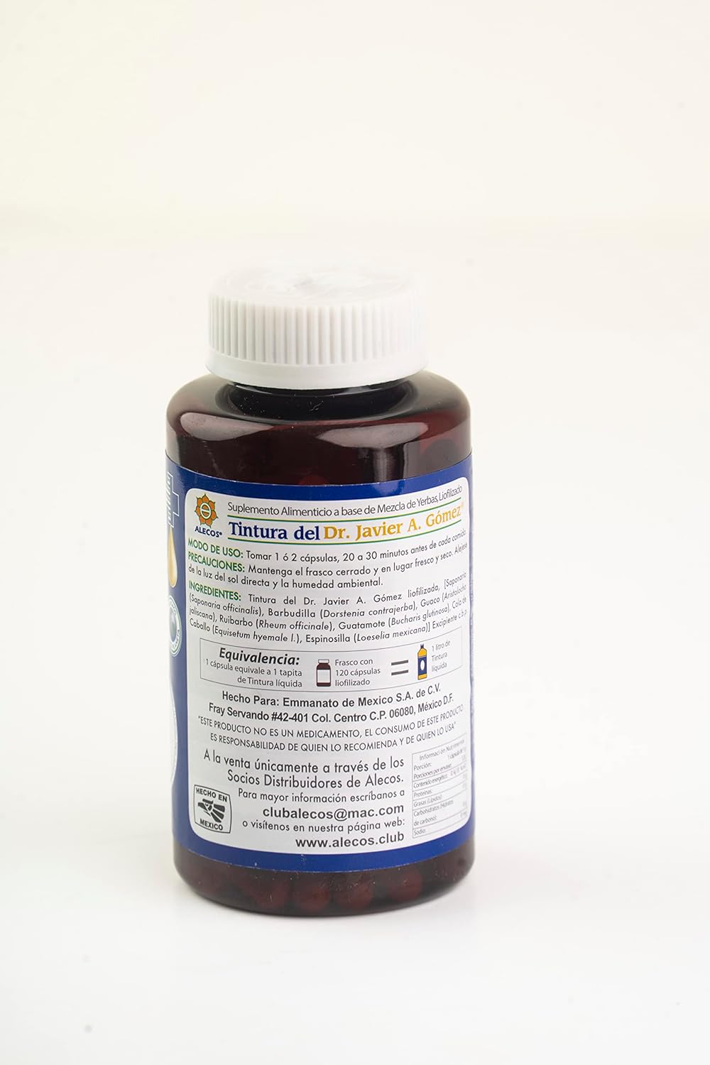 dr-javier-a-gmez-frascos-white-1-liofilizada-tincture-capsules---120-count-2