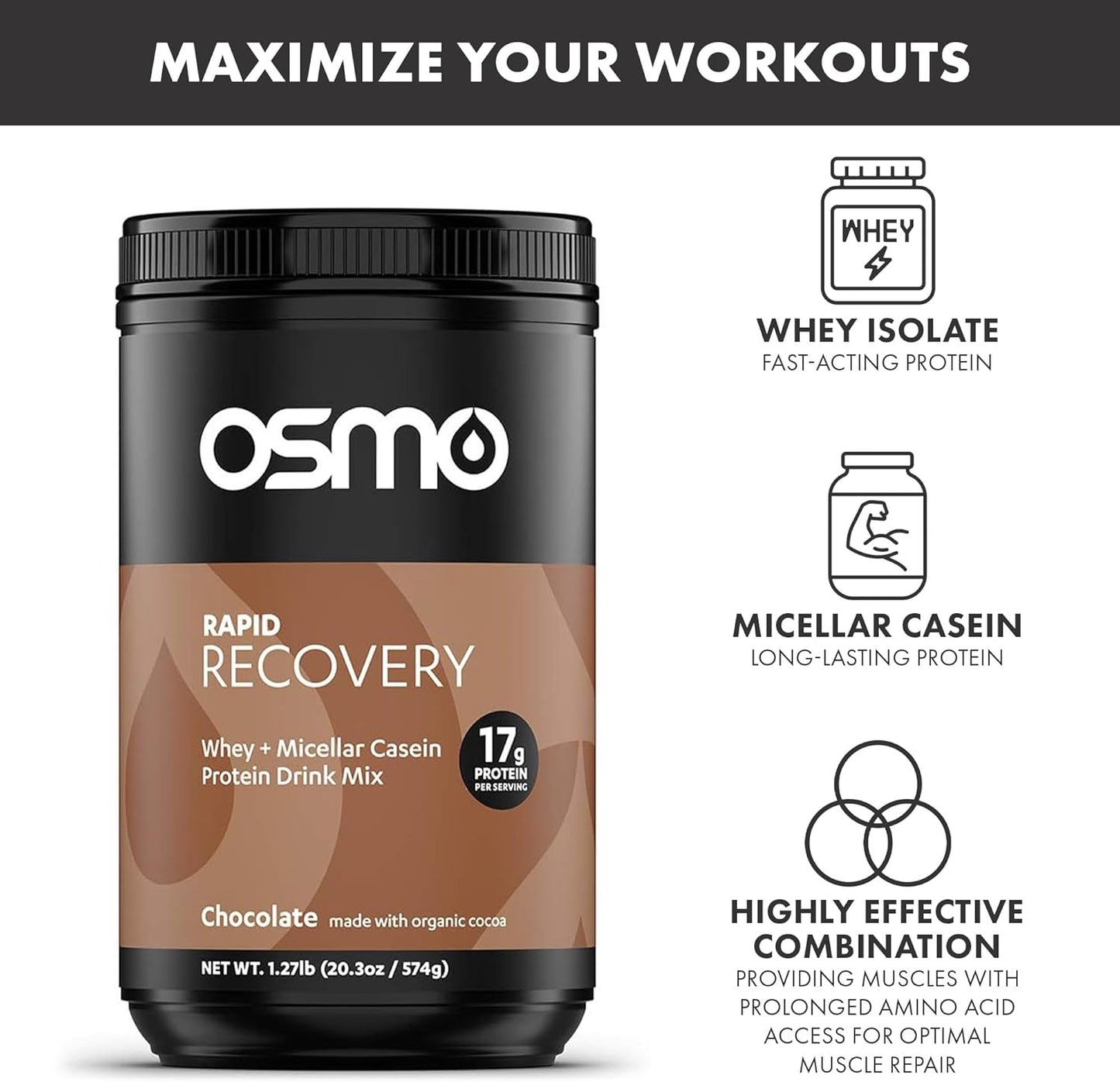 chocolate-whey-micellar-casein-protein-powder-blend-with-carbohydrates-caffeine-for-rapid-recovery---all-natural-ingredients-muscle-repair-glycogen-restoration---14-servings-2
