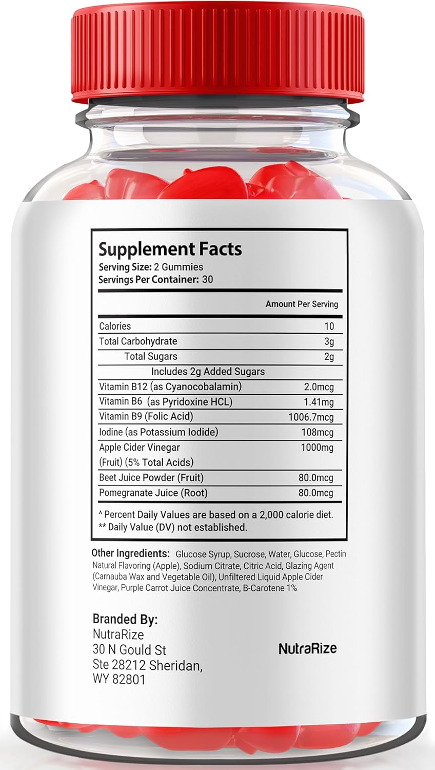 pack-of-2-nutrarize-rapid-charge-keto-acv-gummies-for-overall-health---all-natural-apple-cider-vinegar---keto-plus-acv-gummy-formula---gomitas-review-120-gummies-2