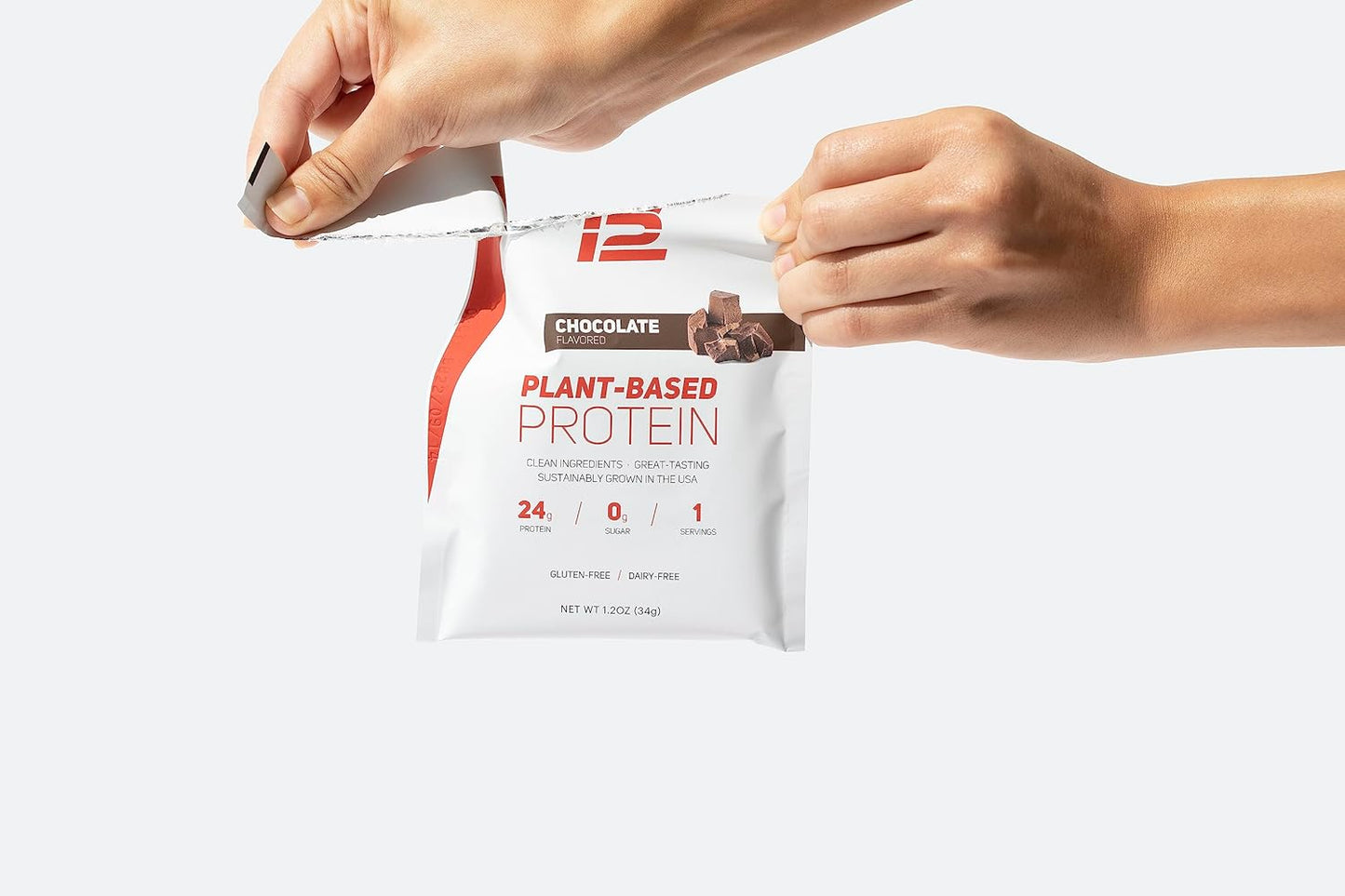 tom-bradys-tb12-chocolate-flavor-plant-based-protein-powder---24g-vegan-pea-protein-low-sugar-keto-paleo-friendly-non-gmo-meal-replacement-sugar-free---112-ounce-12-pack-4