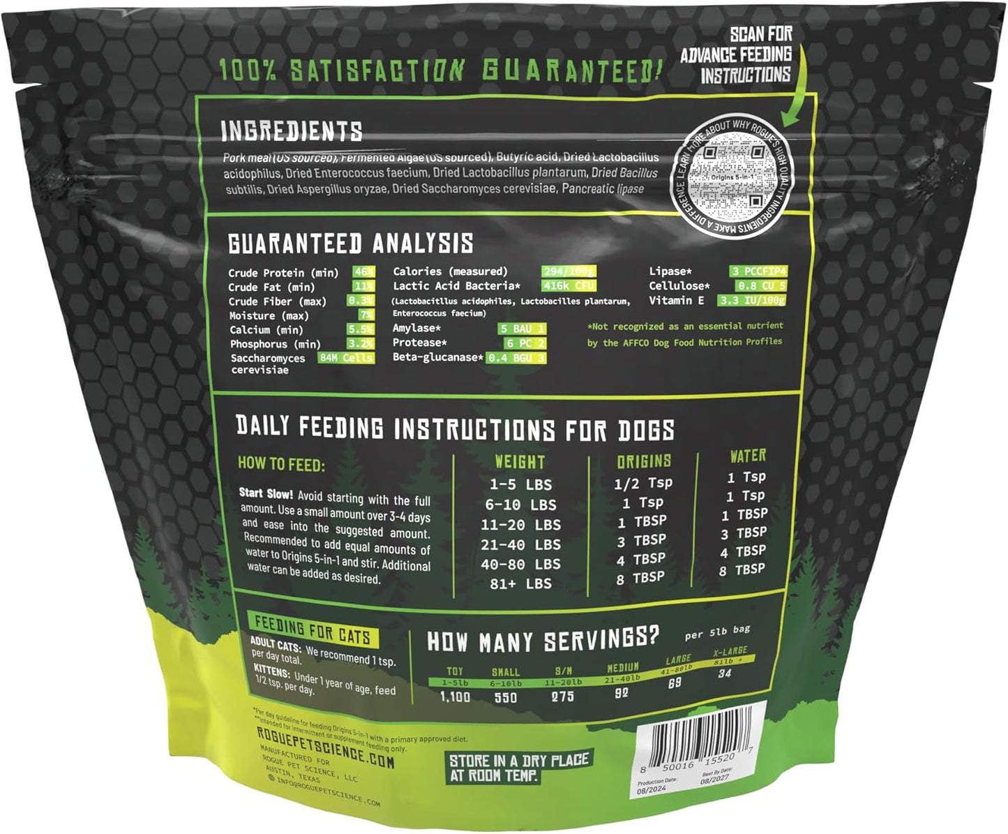 natural-heirloom-pork-protein-dog-supplement-for-healthy-digestion-skin-coat-and-joints---rogue-pet-science-origins-5-in-1-powdered-food-topper-5-lbs-7