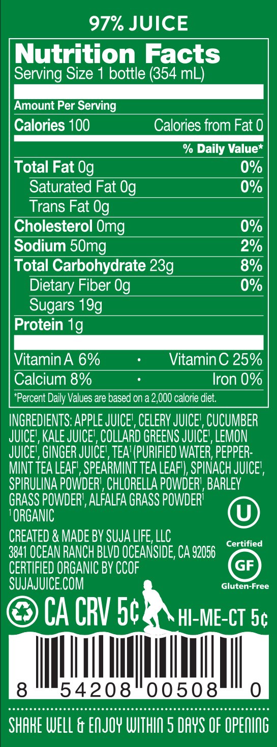 organic-suja-mighty-dozen-juice-blend---celery-cucumber-kale-collard-greens-apple---12-fl-oz-bottle-2