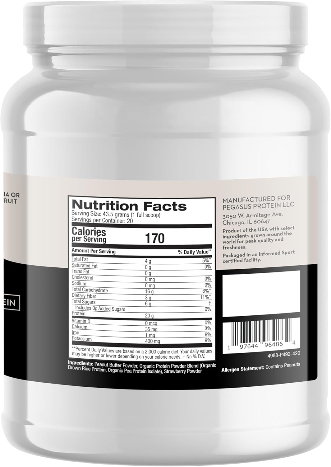 all-natural-strawberry-peanut-butter-protein-powder---20g-protein-20-servings---no-stevia-monk-fruit-artificial-sweeteners---berries-sweetened-9