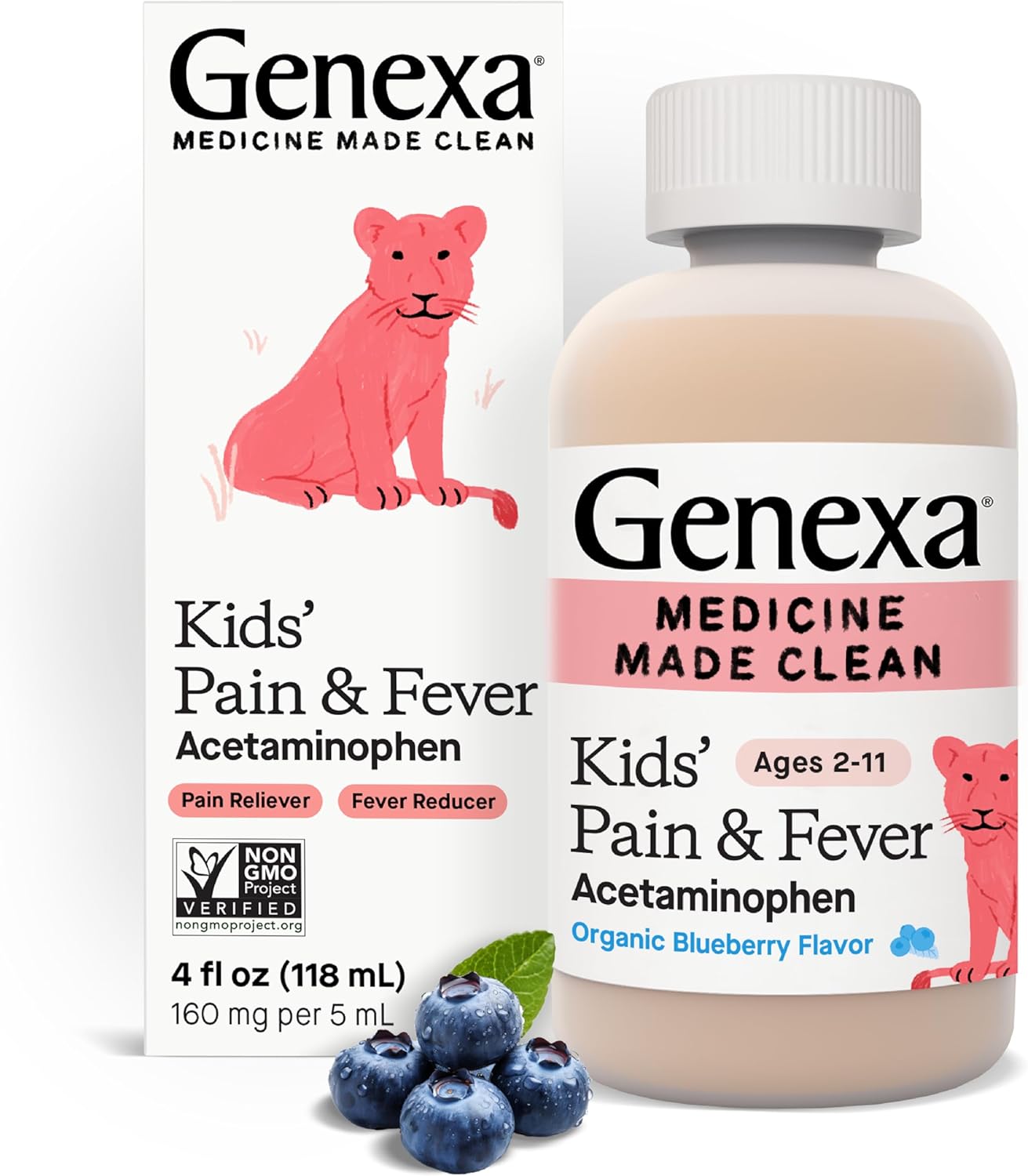 organic-blueberry-kids-acetaminophen-pain-fever-relief---4oz---ages-2-11-160-mg-per-5-ml-1