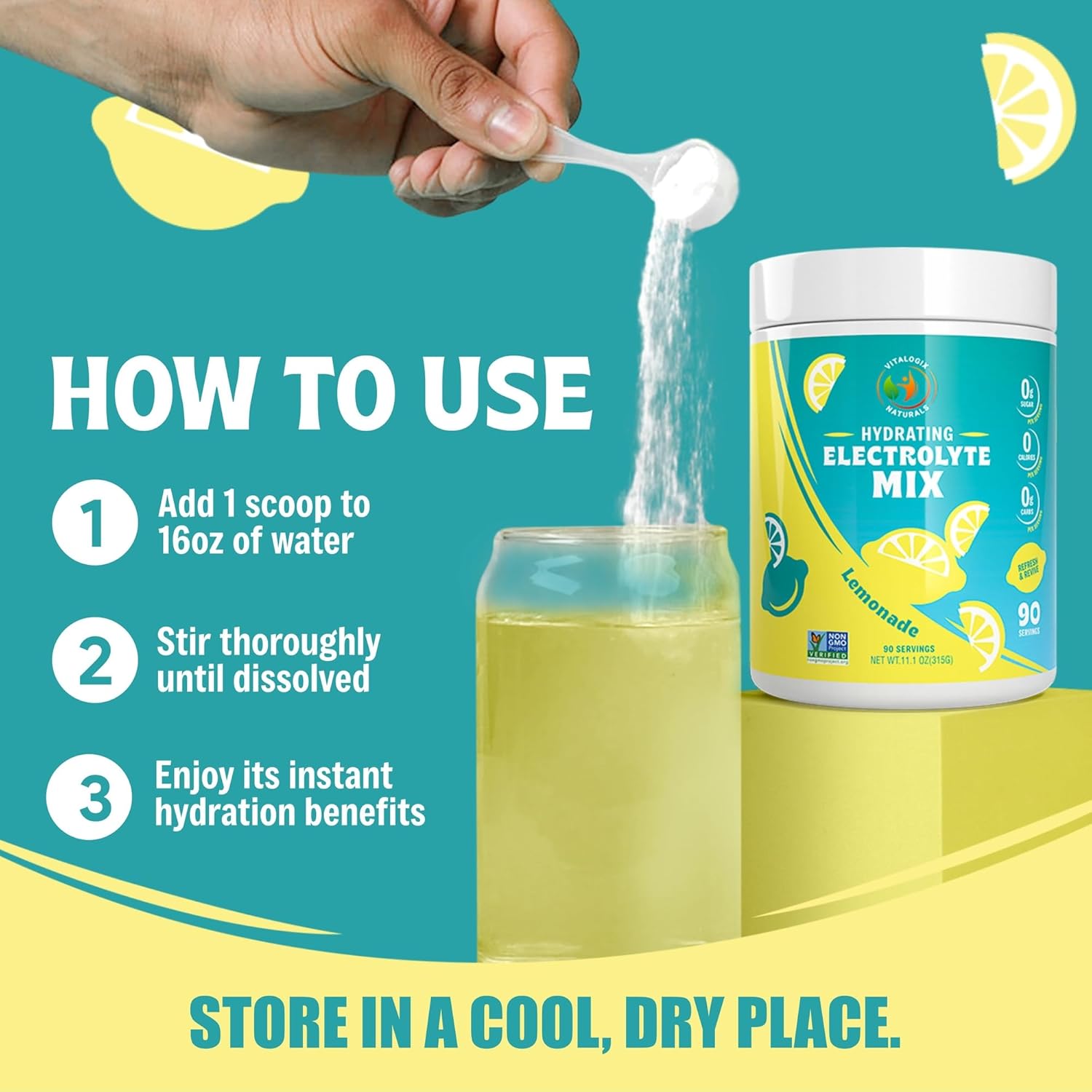 sugar-free-lemonade-electrolyte-powder---natural-hydration-mix-zero-calories-carbs-or-artificial-ingredients-keto-vegan-friendly---90-servings-5