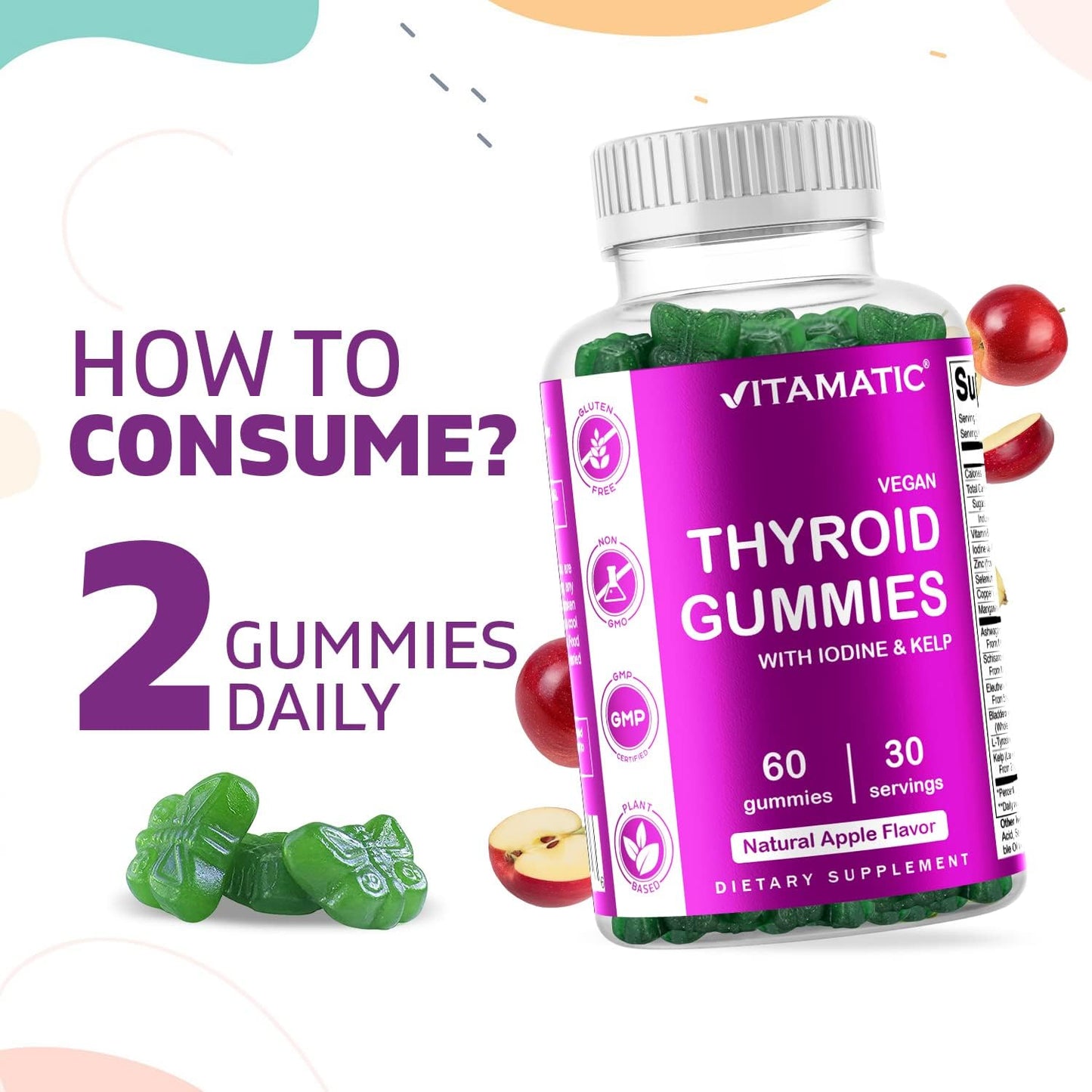 60-count-vitamatic-vegan-thyroid-support-gummies-with-iodine-kelp---boost-energy-metabolism---plant-based-formula-5