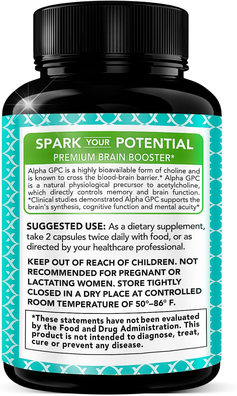highly-purified-alpha-gpc-choline-supplement-600mg---cognitive-enhancer-nootropic-for-memory-brain-function---180-veggie-capsules---boosts-focus-mood---x-gold-health-3