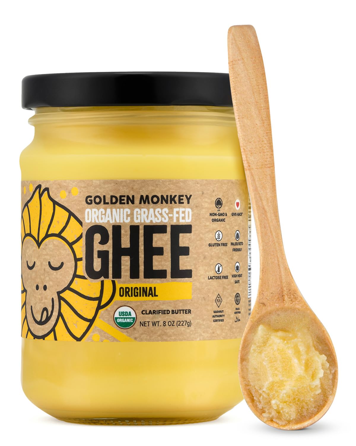 organic-grass-fed-ghee-butter-for-energy-gut-health-and-immune-support---golden-monkey-clarified-butter-for-cooking-baking-and-spreading---8oz-jar-1