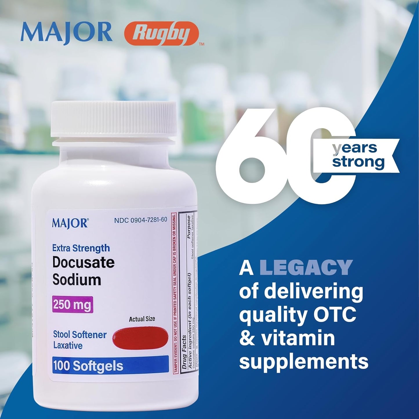 4-pack-docusate-sodium-250mg-softgels-for-constipation-relief---gentle-laxative-stool-softener-by-major---100-count-2