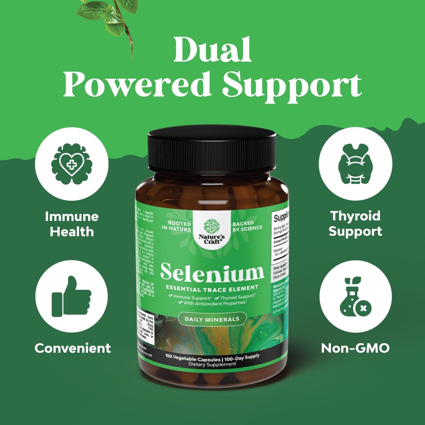 high-potency-yeast-free-selenium-200mcg-capsules---immunity-antioxidant-thyroid-support---vegan-non-gmo-gluten-free---made-in-usa---100-servings-4