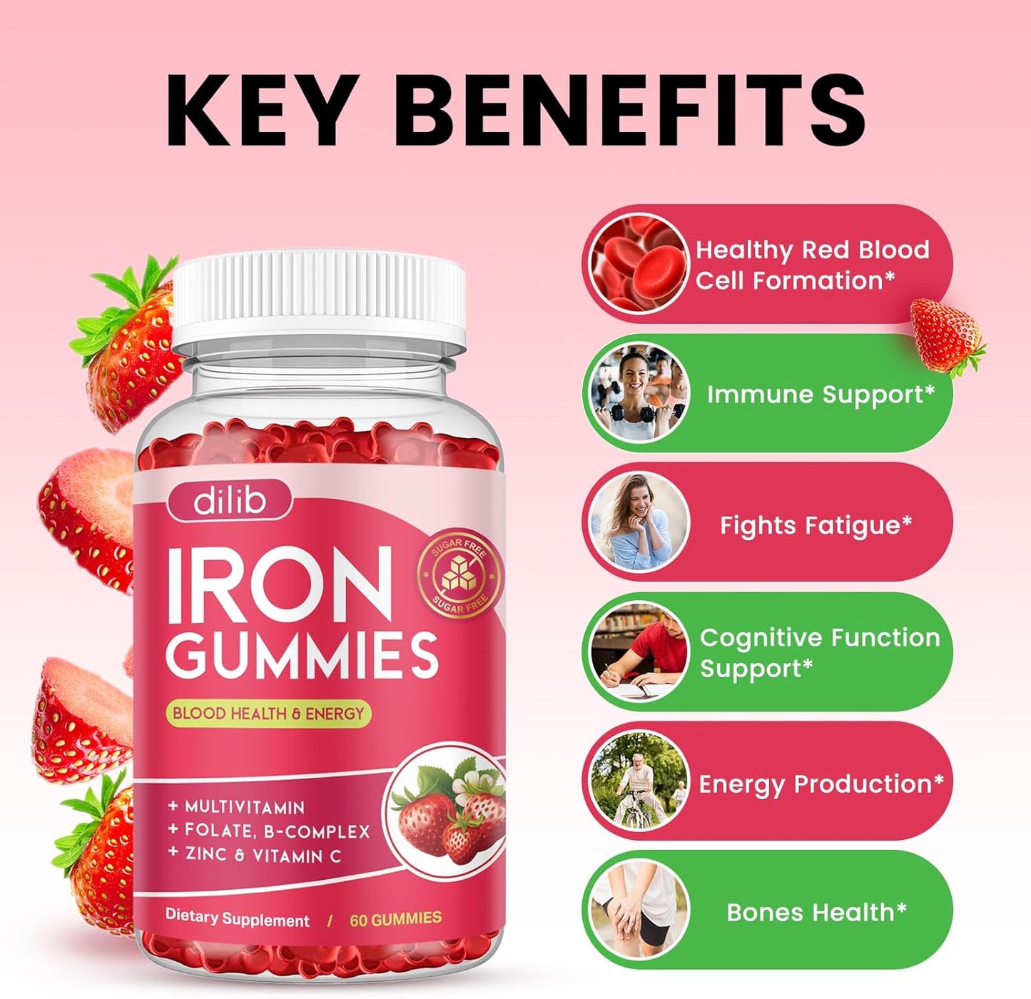 iron-gummies-with-multivitamin-for-men-and-women---vegan-iron-supplement-with-zinc-vitamin-b-complex-c-b12-folate---energy-support-and-blood-builder---strawberry-flavor---60-gummies-3