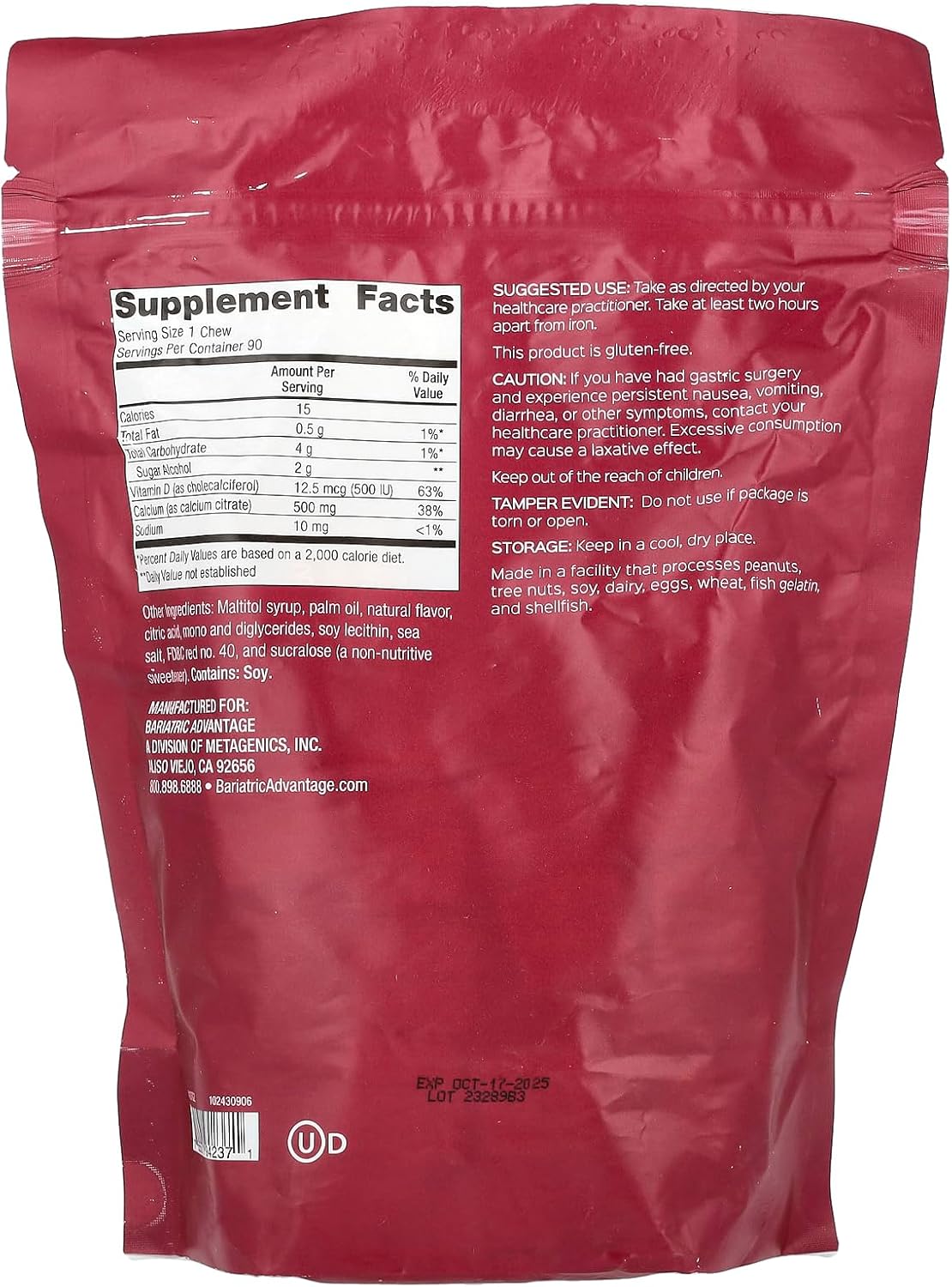 bariatric-advantage-calcium-citrate-chewy-bites---strawberry-flavor---90-count---sugar-free-chewable-calcium-supplement-for-bariatric-surgery-patients-with-vitamin-d3---500mg-2