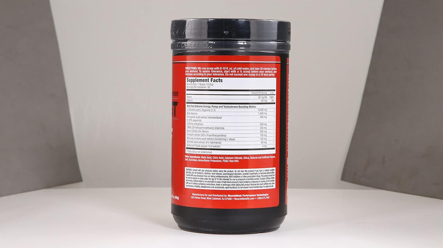 musclemeds-nitrotest-watermelon-pre-workout-drink---enhance-nitric-oxide-testosterone-levels---30-servings-103lb-8