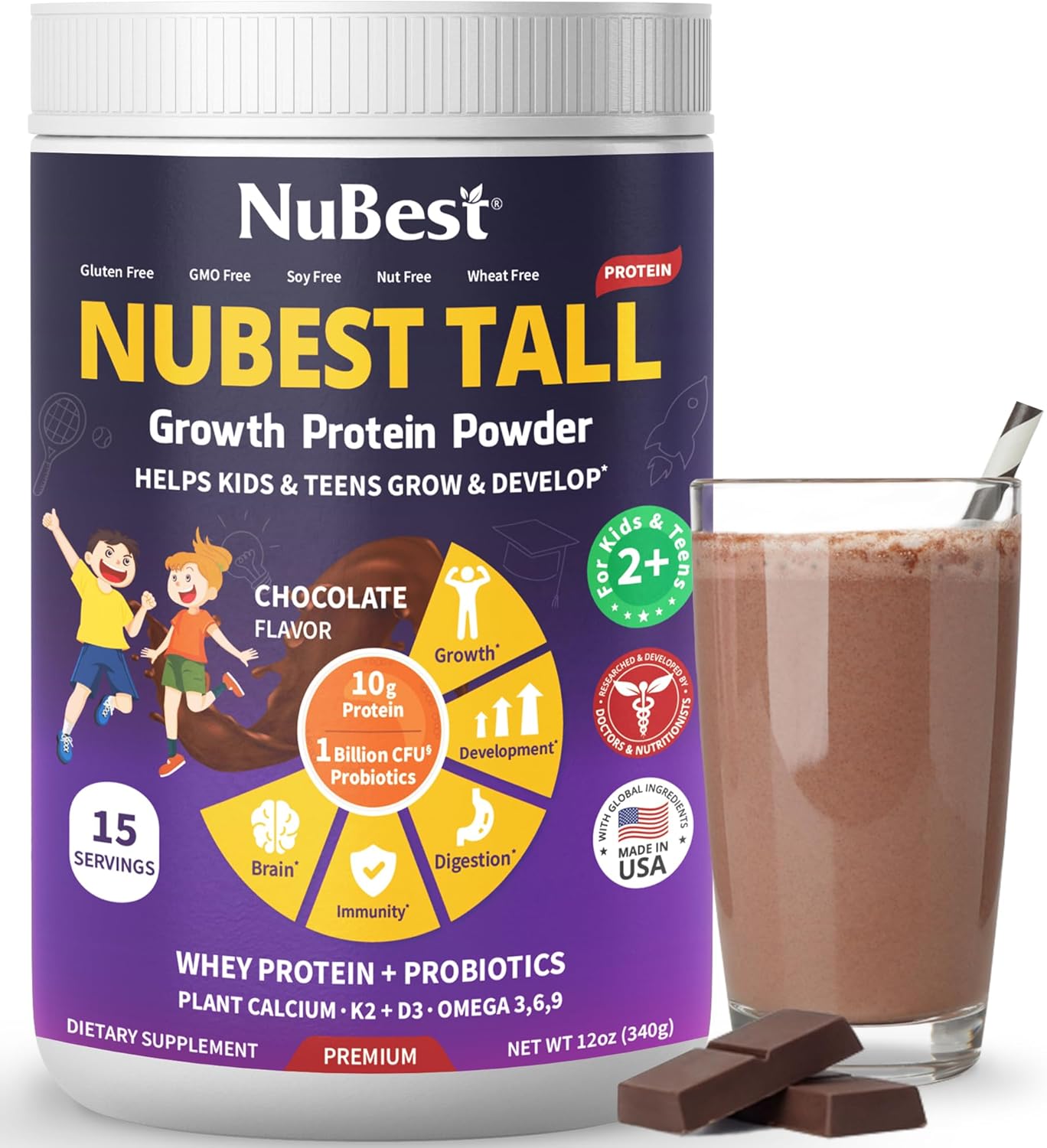 kids-teens-protein-powder-bundle---vanilla-plant-based-chocolate-whey---fortified-with-probiotics-omega-3-6-9-vitamins-and-calcium---grow-strong-formula---10-serving-vanilla-15-serving-chocolate-3