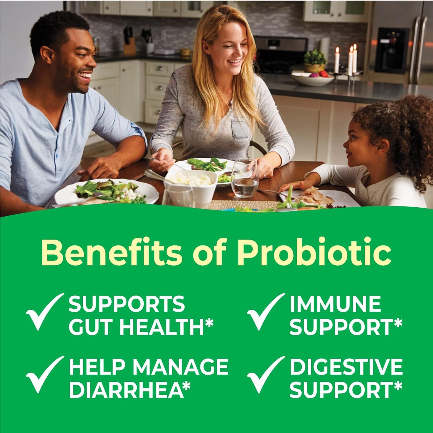 Berry Flavored Kids Probiotic Chewable Tablets - 5 Billion CFU Acidophilus Blend with Prebiotic Fiber - Vegan & Nut Free - 60 Chewables for Digestive Health - Espot.com.au
