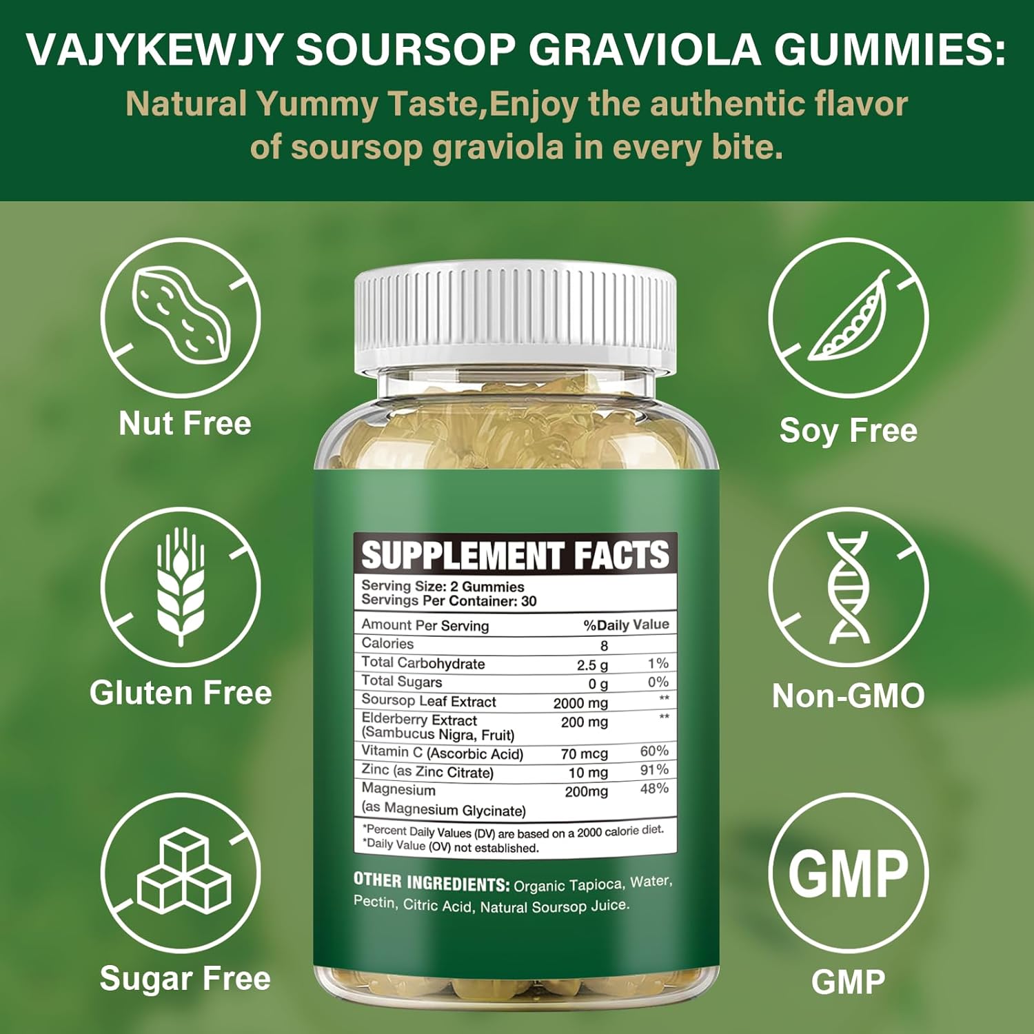 2-pack-soursop-graviola-gummies---2000mg-extract-with-vitamin-c-zinc-for-immunity---vegan-immune-support-supplement---120-gummies-2