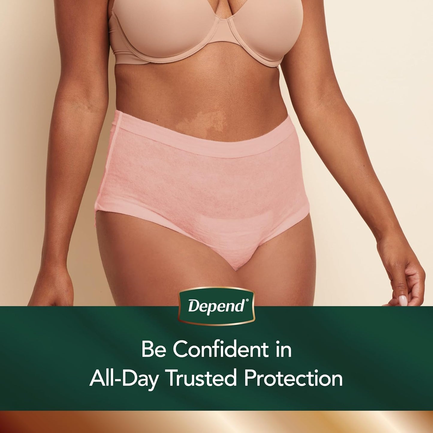 Women's Depend Silhouette Incontinence & Postpartum Underwear - Small, Pink (60 Count) - Espot.com.au