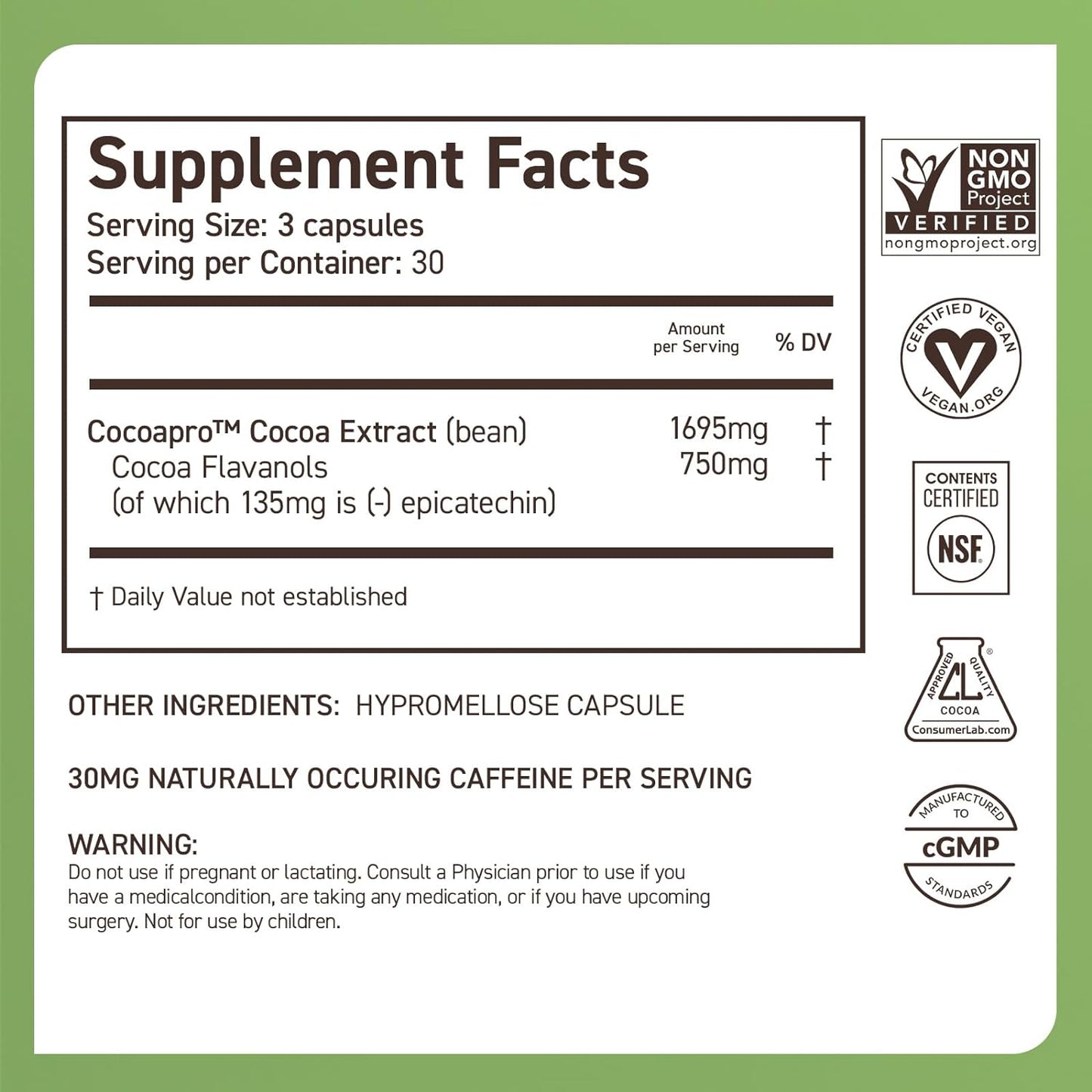 750mg-cocoa-flavanols-memory-brain-supplement---vegan-sugar-free-gluten-free---clinically-proven-memory-brain-booster---30-day-supply-8