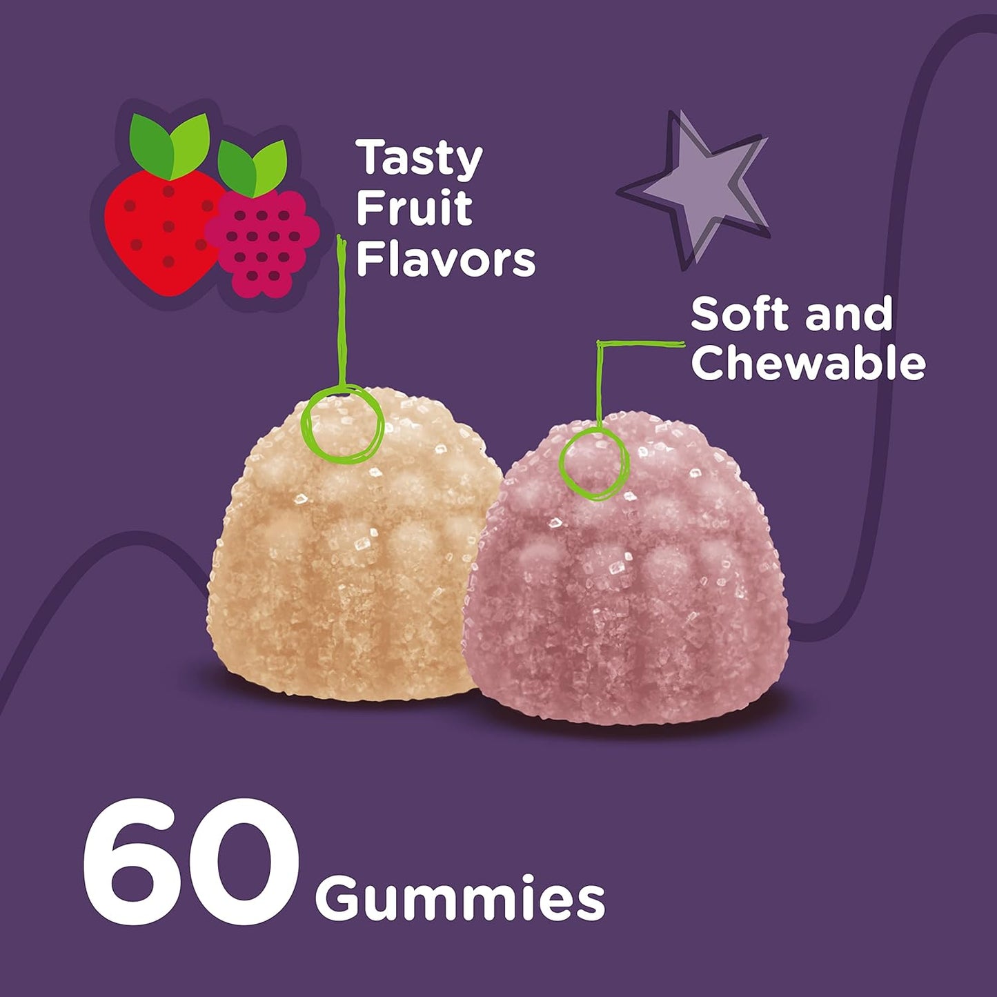 kids-calcium-gummies-with-vitamin-d3---supports-bone-tooth-health---500mg-calcium-1000iu-vitamin-d3---gluten-gmo-free---fruit-flavored-chewables-3