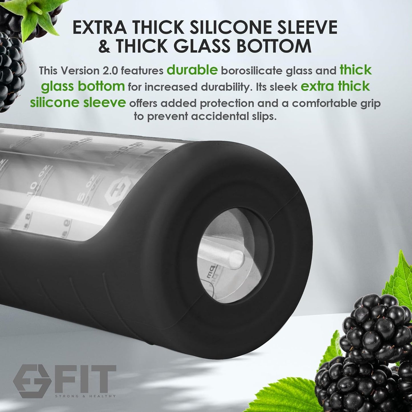 fit-strong-healthy-glass-meal-prep-containers-with-black-lid-32-oz-glass-water-bottle-bundle---3-compartments-straw-lid-time-marker-sleeve-extra-lid-holder-with-strap-8