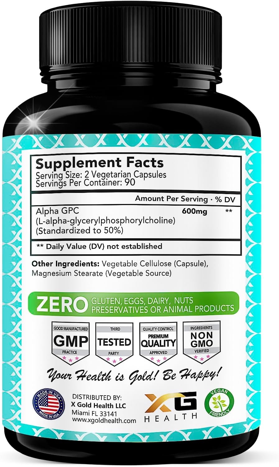 highly-purified-alpha-gpc-choline-supplement-600mg---cognitive-enhancer-nootropic-for-memory-brain-function---180-veggie-capsules---boosts-focus-mood---x-gold-health-2