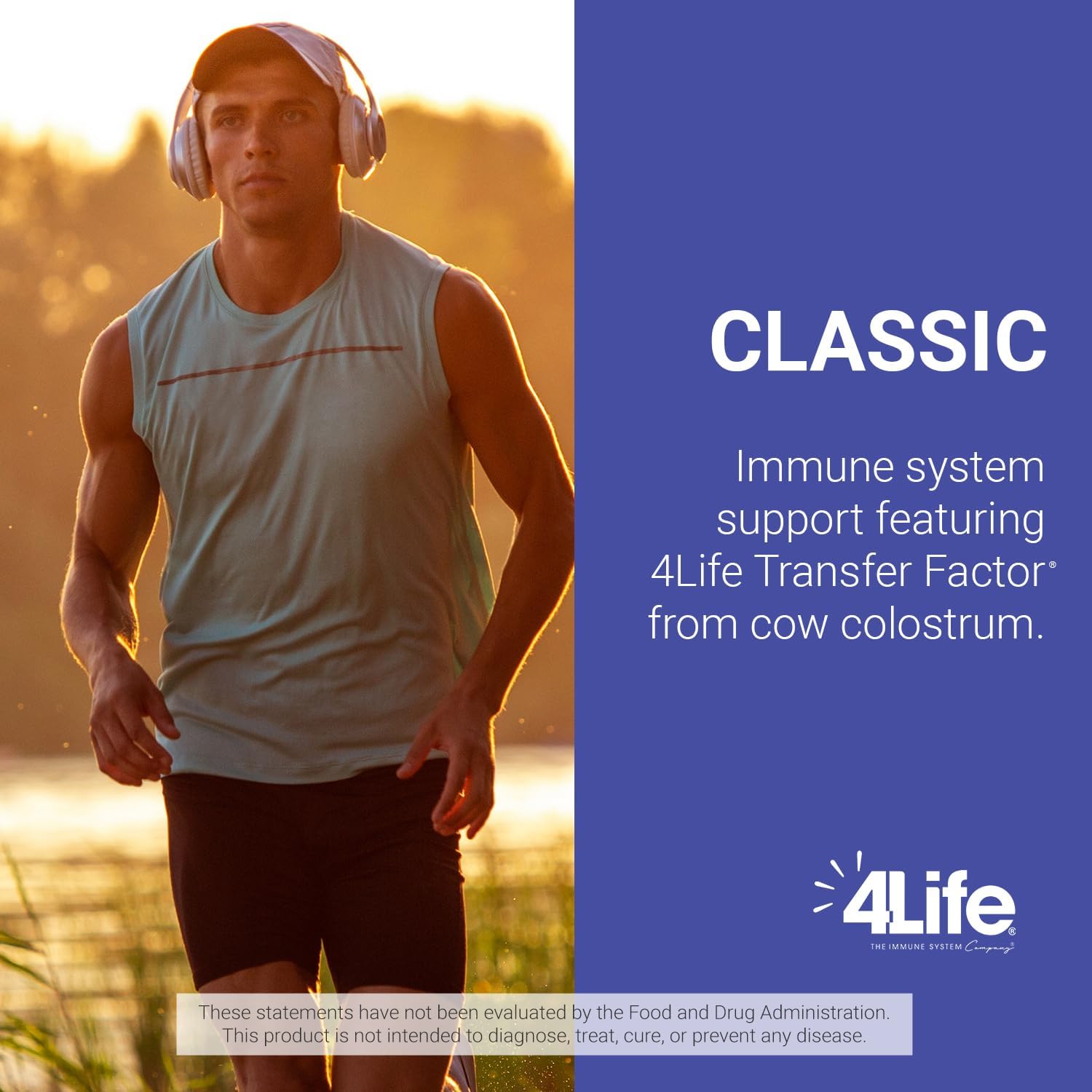 4Life Transfer Factor Classic with Cow Colostrum - Immune System Support for All Ages - 90 Veggie Capsules - Espot.com.au