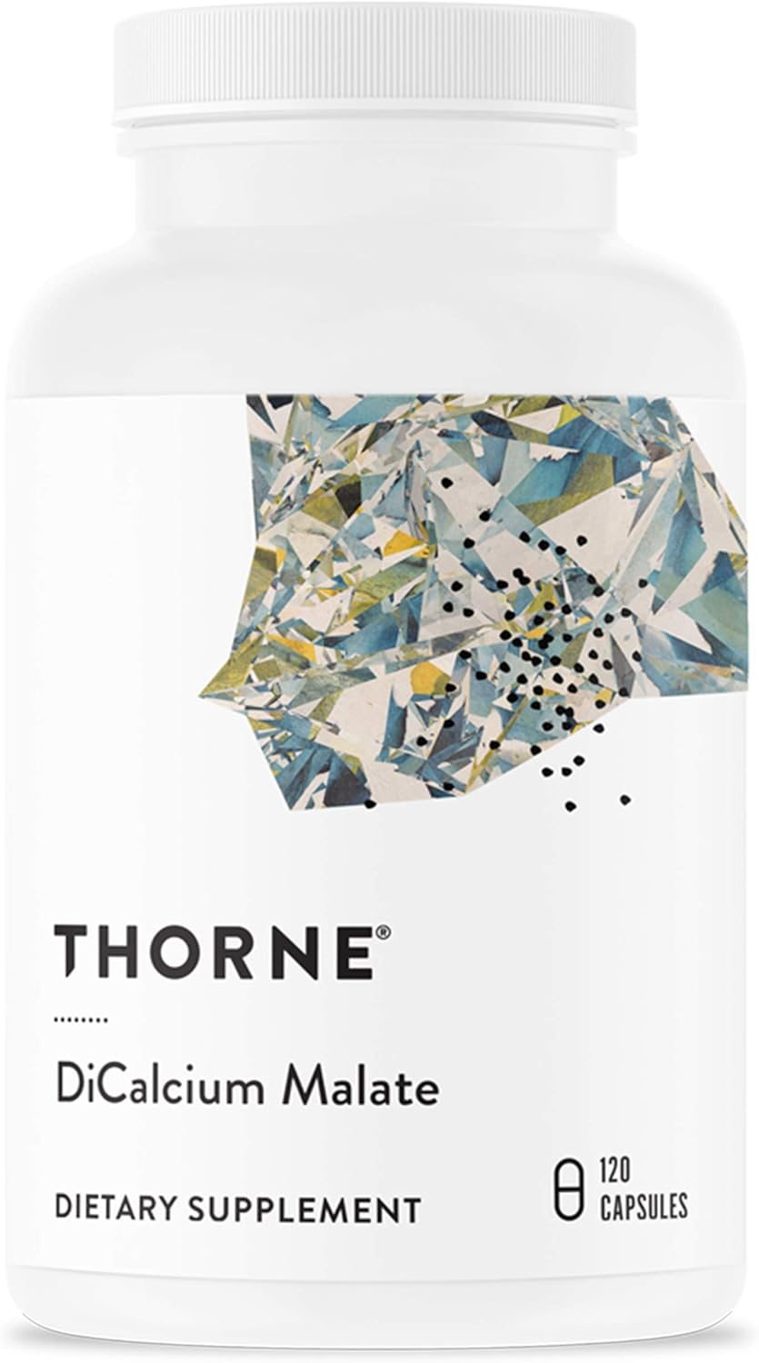 Thorne Bone Health Bundle: DiCalcium Malate and Magnesium CitraMate - 90 to 120 Servings - Supports Bone Health and Strength - Espot.com.au