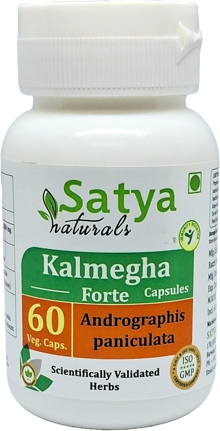 ayurvedic-satya-naturals-kalmegha-forte-capsules-500mg---240-veg-capsules---andrographis-paniculata-extract-for-men-women---herbal-supplement---101-extract-ratio-3