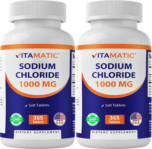 365-tablets-of-vitamatic-sodium-chloride-1000mg---salt-tablets-for-electrolyte-replenishment-hydration---non-gmo-gluten-free---2-bottles-1