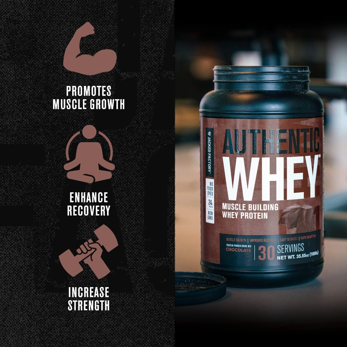 authentic-whey-protein-powder-for-muscle-building---low-carb-non-gmo-chocolate-flavor---no-fillers-mixes-easily-2