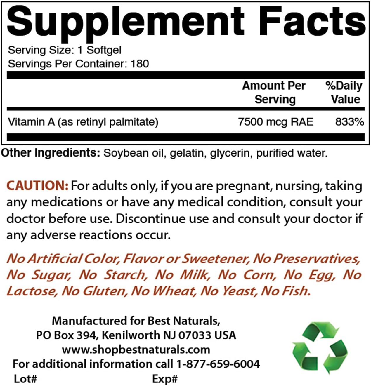 High Potency Vitamin A 25000 IU & B-Complex Supplement for Immune Support and Overall Health - Espot.com.au