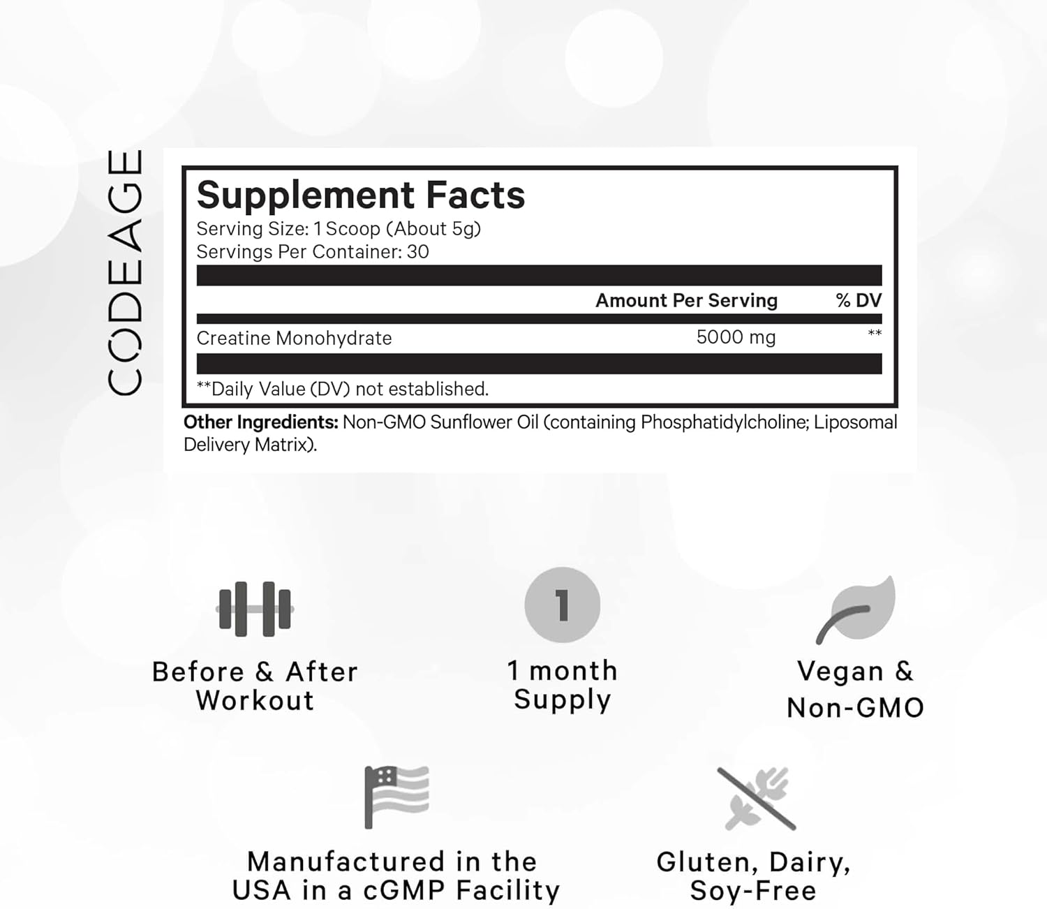liposomal-creatine-powder-supplement-with-5000mg-pure-creatine-monohydrate---pre-post-workout-unflavored-micronized---sports-creatinine---30-servings-2