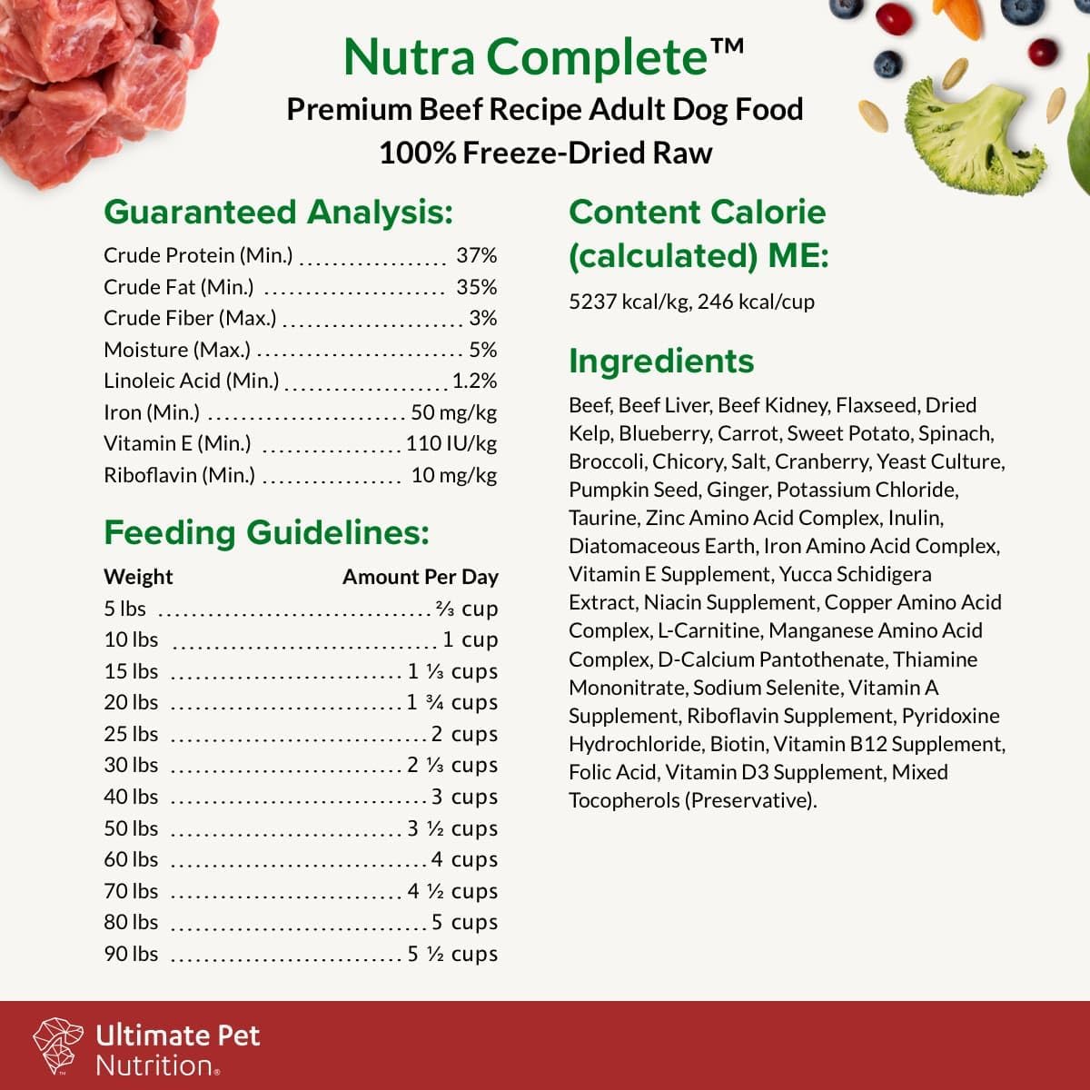 freeze-dried-raw-dog-food-with-antioxidants-prebiotics-amino-acids---veterinarian-formulated-nutrition-for-pets---1lb-beef-flavor-5