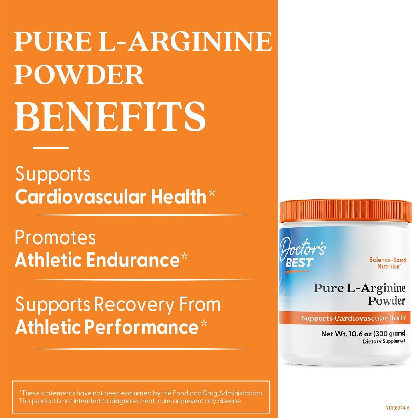 non-gmo-vegan-l-arginine-hcl-powder-for-muscle-growth---300g-2