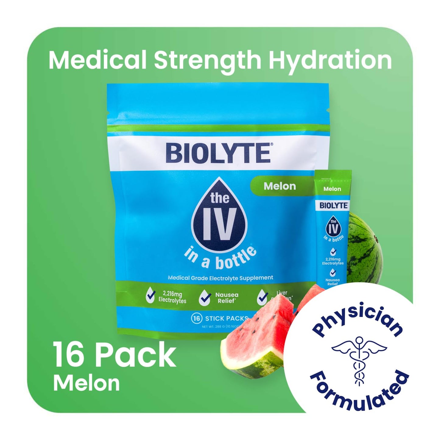 biolyte-iv-hydration-packets---electrolyte-powder-drink-mix-for-dehydration-relief---watermelon-flavor-16-sticks-6
