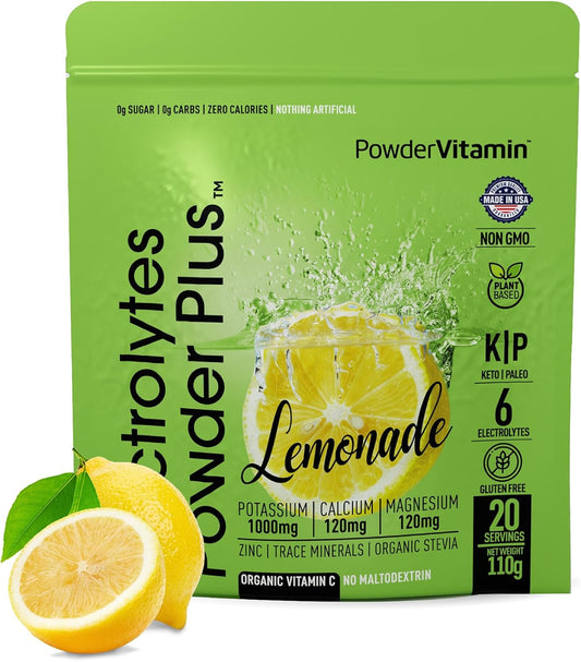lemonade-electrolyte-powder-with-vitamin-electrolytes-keto-friendly-sugar-free-pink-himalayan-salt-20-servings-1000mg-potassium-120mg-calcium-120mg-magnesium---hydration-powder-1