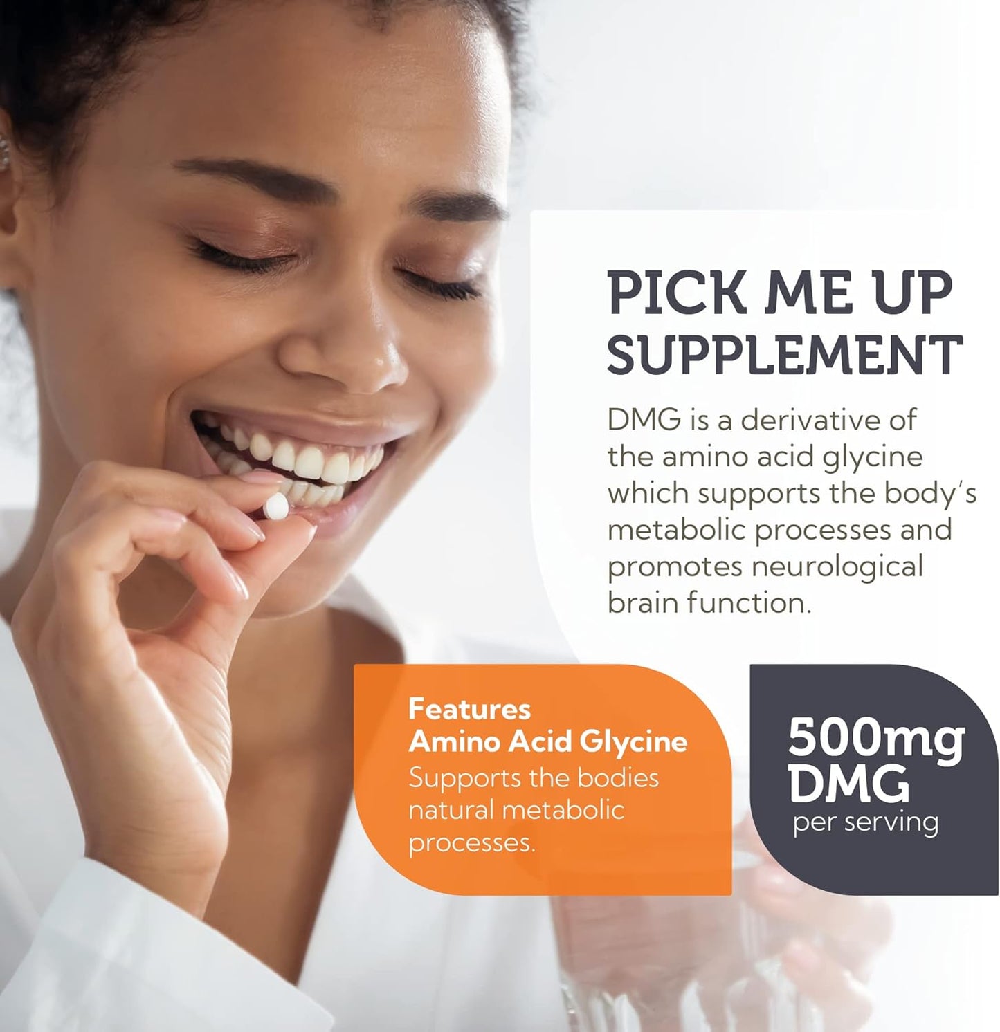 zahler-dmg-supplement-500mg---boost-endurance-immune-system-with-amino-acid-glycine---nootropic-brain-support---kosher-tablets---90-count-3