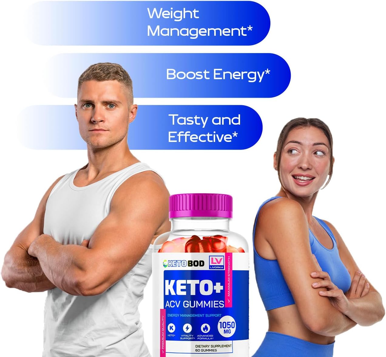3 Pack Keto Bod ACV Gummies - 180 Gummies for 3 Months Supply - Keto Body and KetoBod ACV Gummies - Espot.com.au
